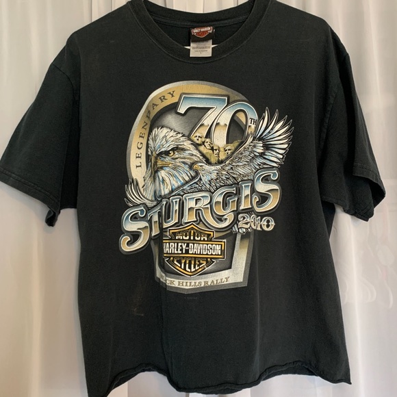 Harley-Davidson Tops - Vintage Harley Davidson Cropped Tee